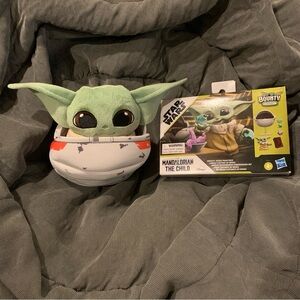 Mandalorian The Child Set Star Wars Toy Green Puppet Plush Bounty Collection